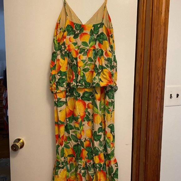 FARM Rio Sands Linen Blend Midi Dress - Picture 3 of 6